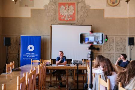 Wykład inauguracyjny prof. Radosława Siomy; fot. Robert Wolak